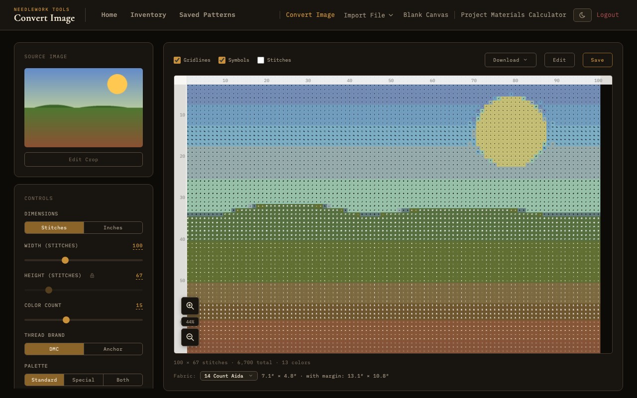 Image to pattern converter